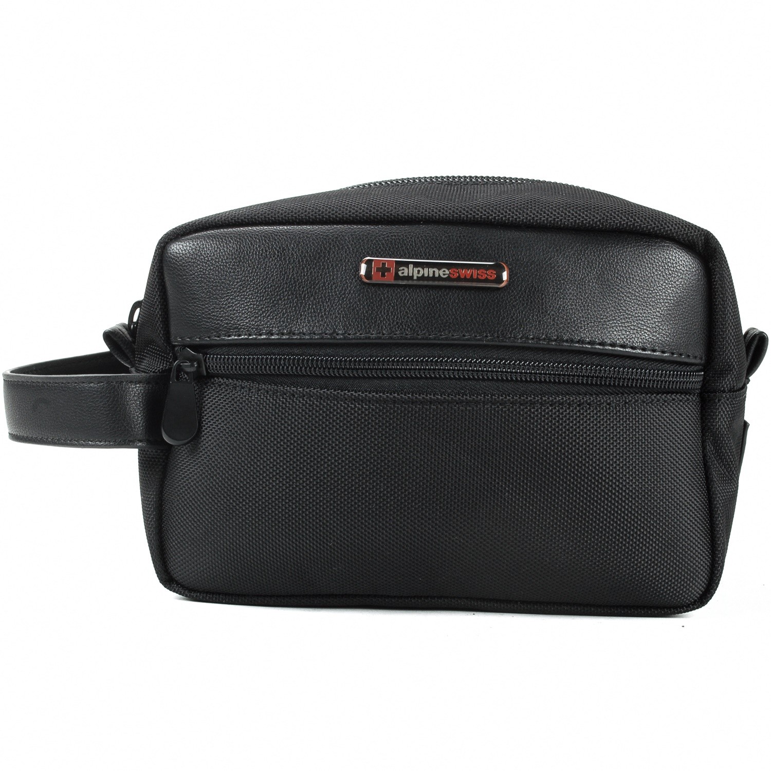 Alpine Swiss Hudson Shaving Kit Dopp Kit Overnight Toiletry Bag Travel Case New