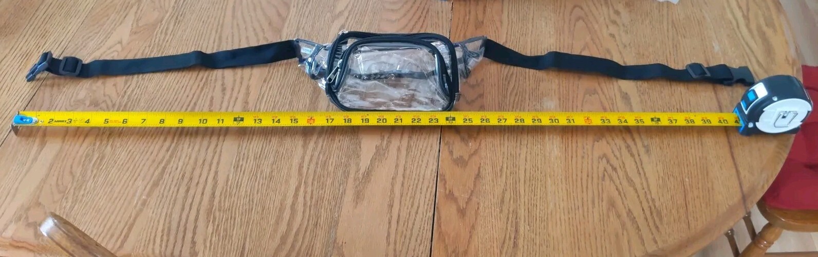 Covax Clear Fanny Pack Stadium Approved – PVC Clear Belt Bag Fits Most Waists