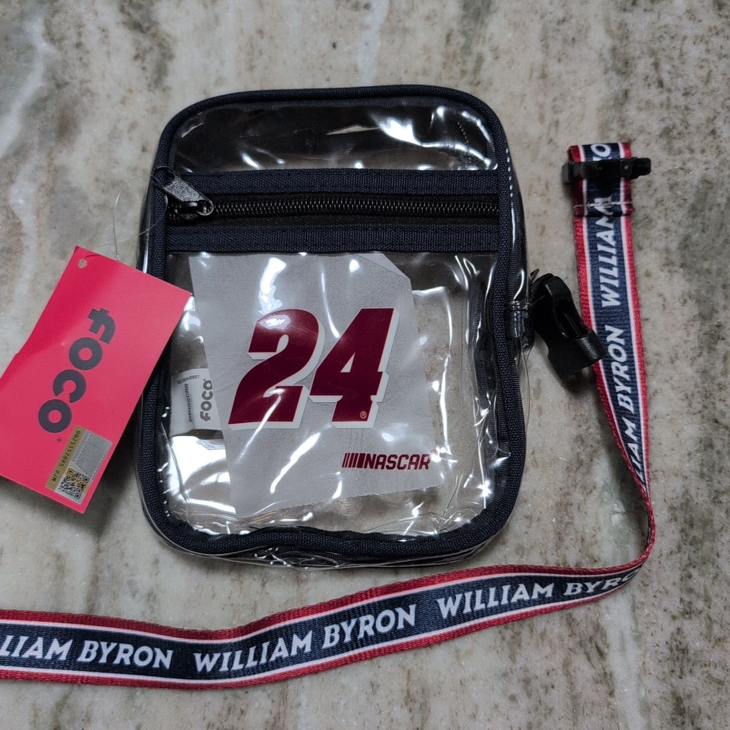 24 Byron NASCAR Clear Bag Stadium Approved Transparent Events Stocking Stuffer
