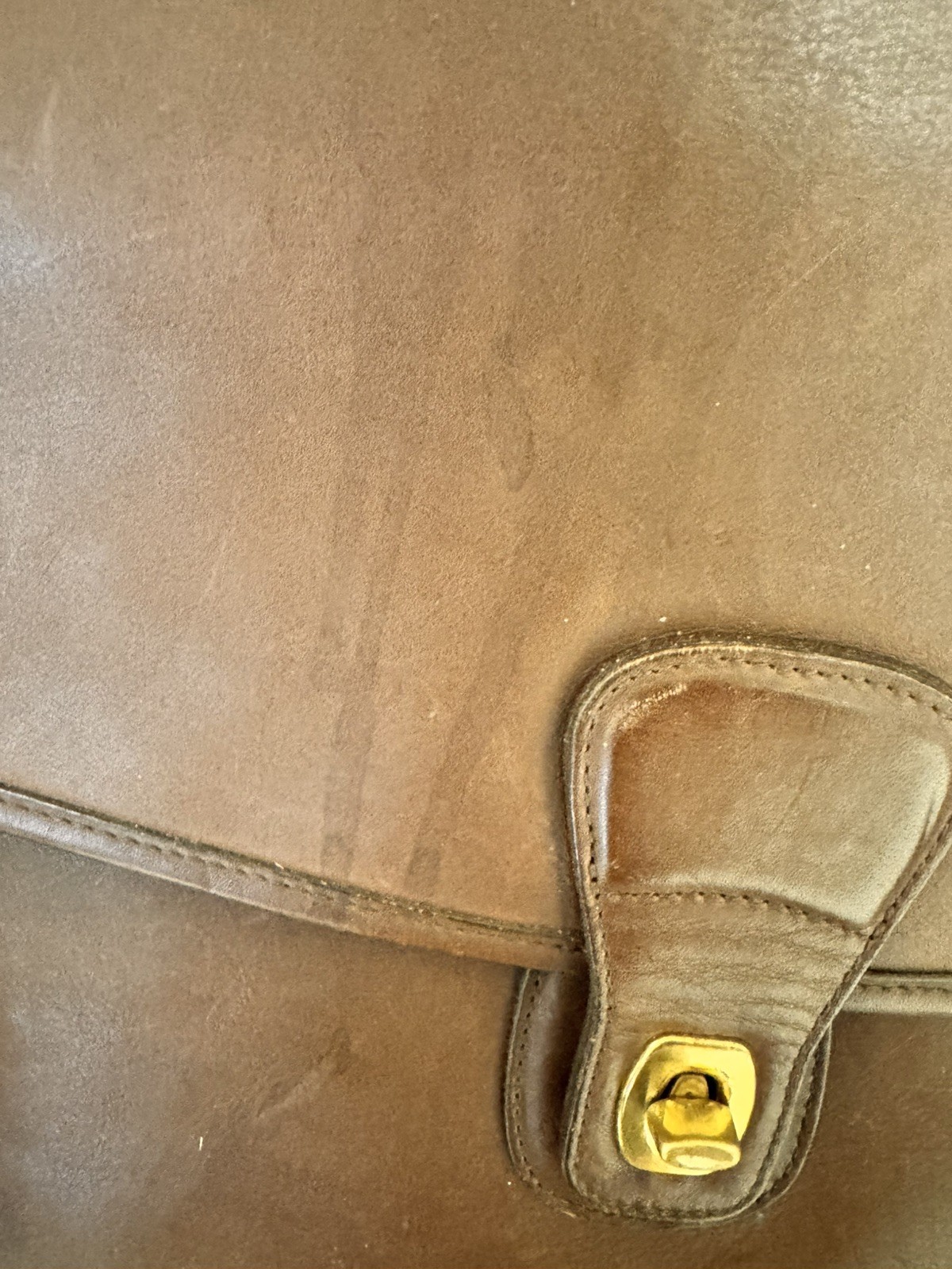 COACH Metropolitan Briefcase vintage brown leather
