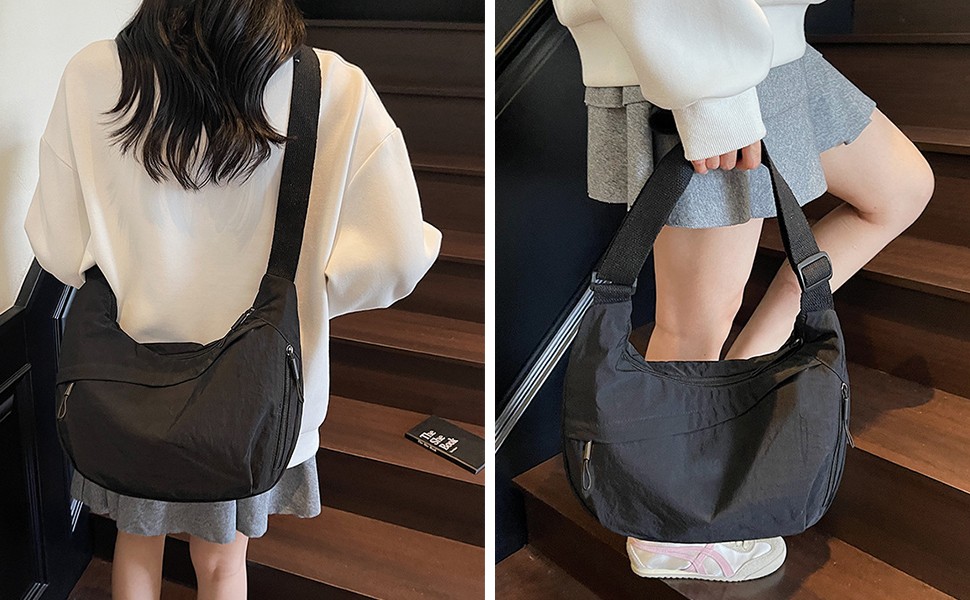 NEW Waterproof Messenger Cross Body Ladies Handbag Bag Shoulder Bag Purse Unisex