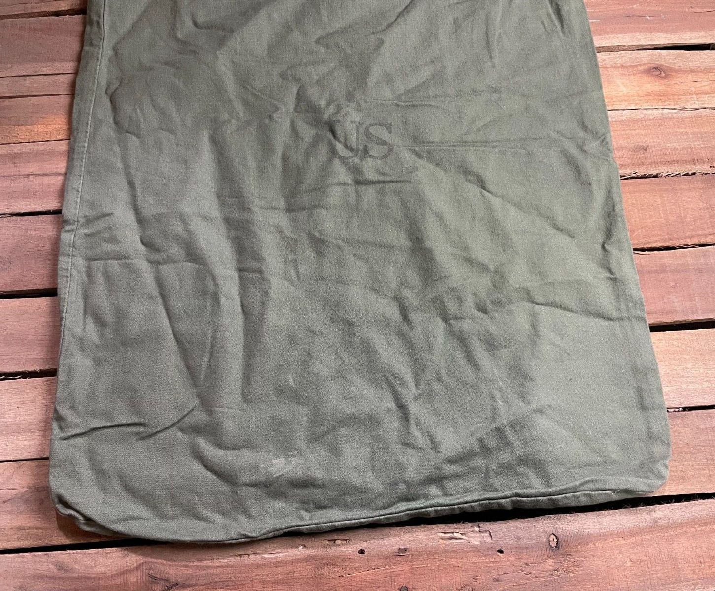 Barracks Cotton Canvas Laundry Bag USGI US Military ODG NO WRITING EXCELLENT