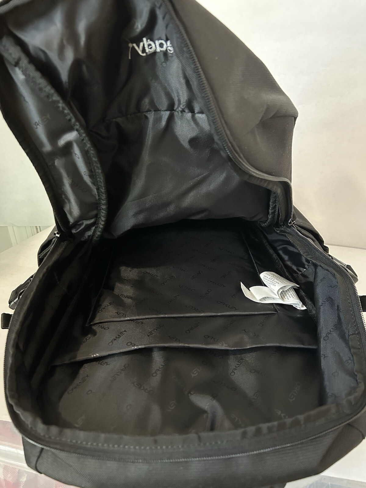 NWT Oakley Creative Street Pocket Backpack Monogrammed With I-ready Black