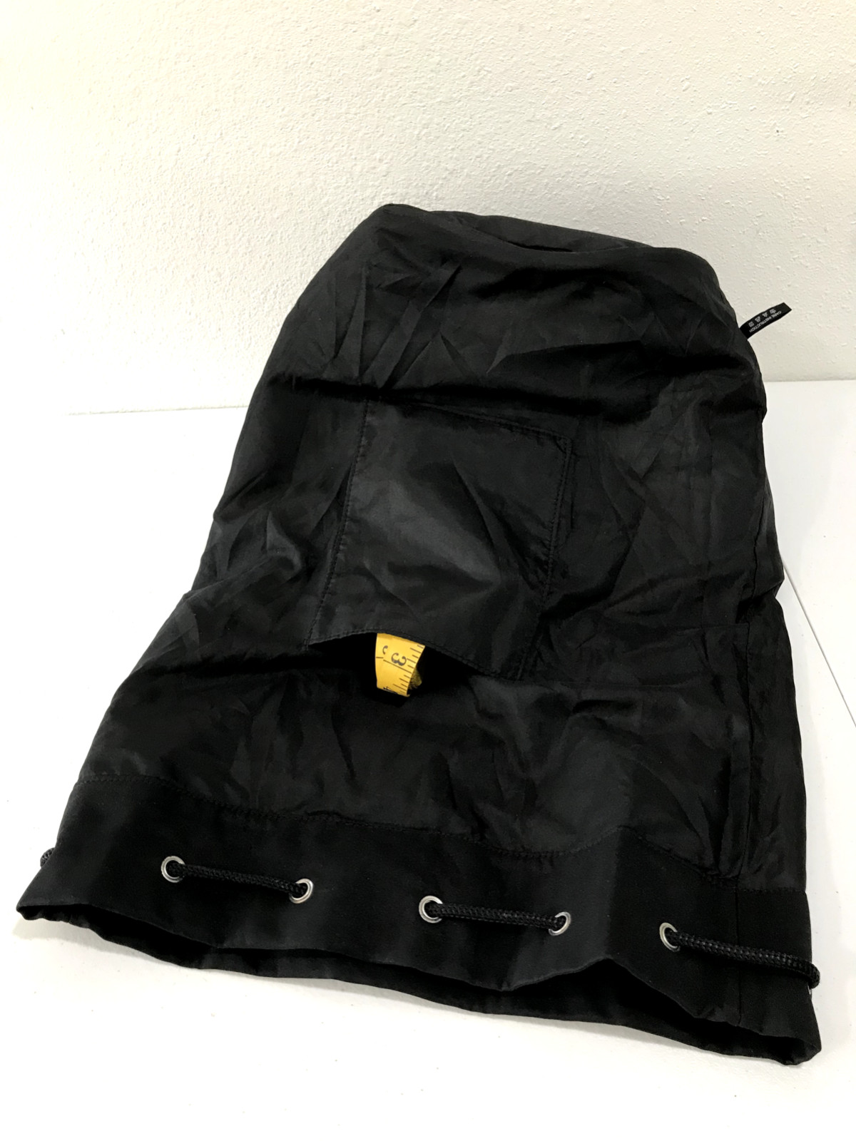 Prada Luna Rossa Extreme Black Drawstring Closure Duffel Sling Bag Shoulder