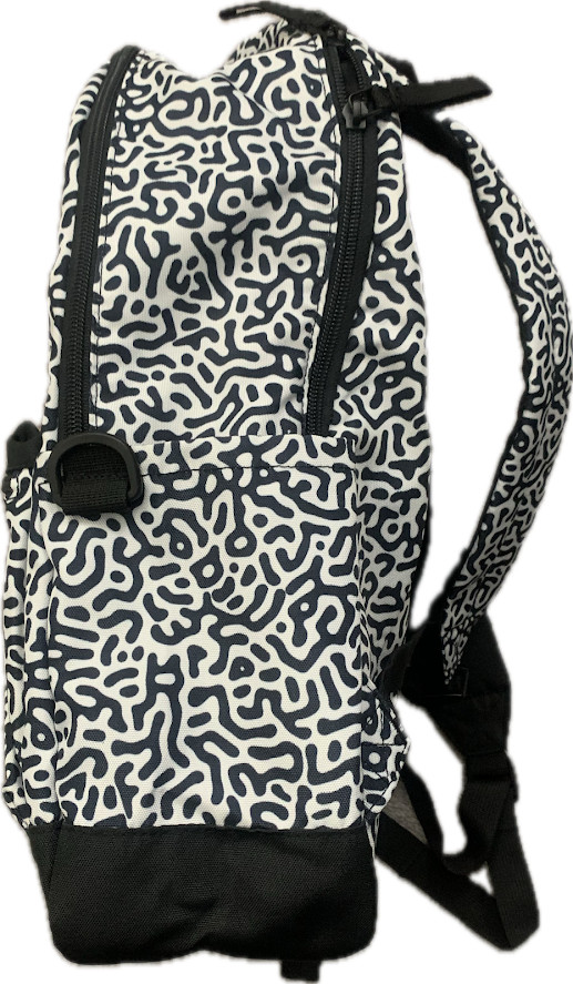 Fossil Belmont ViralOff Backpack Black White Laptop Travel Bag MBG1617005 NWT