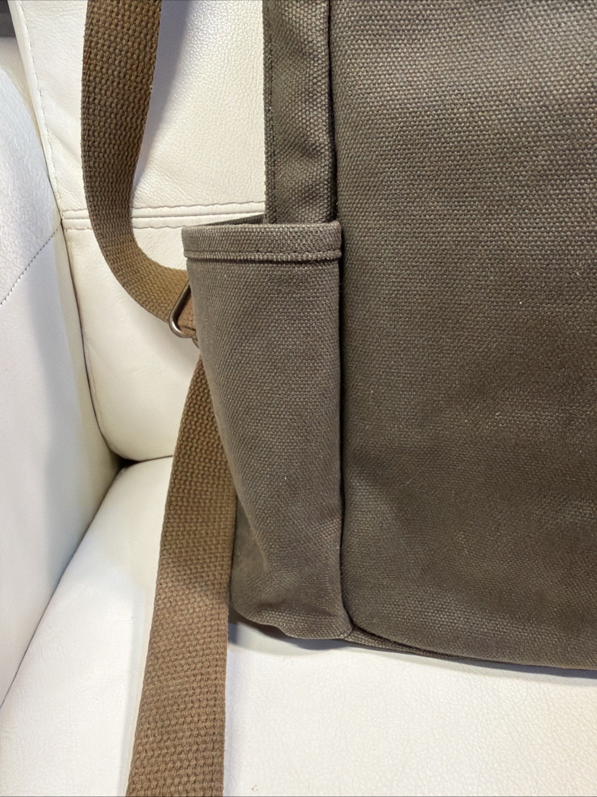 Bradley Mountain Large 17” Waxed Canvas Backpack – Field Tan – Made in the USA