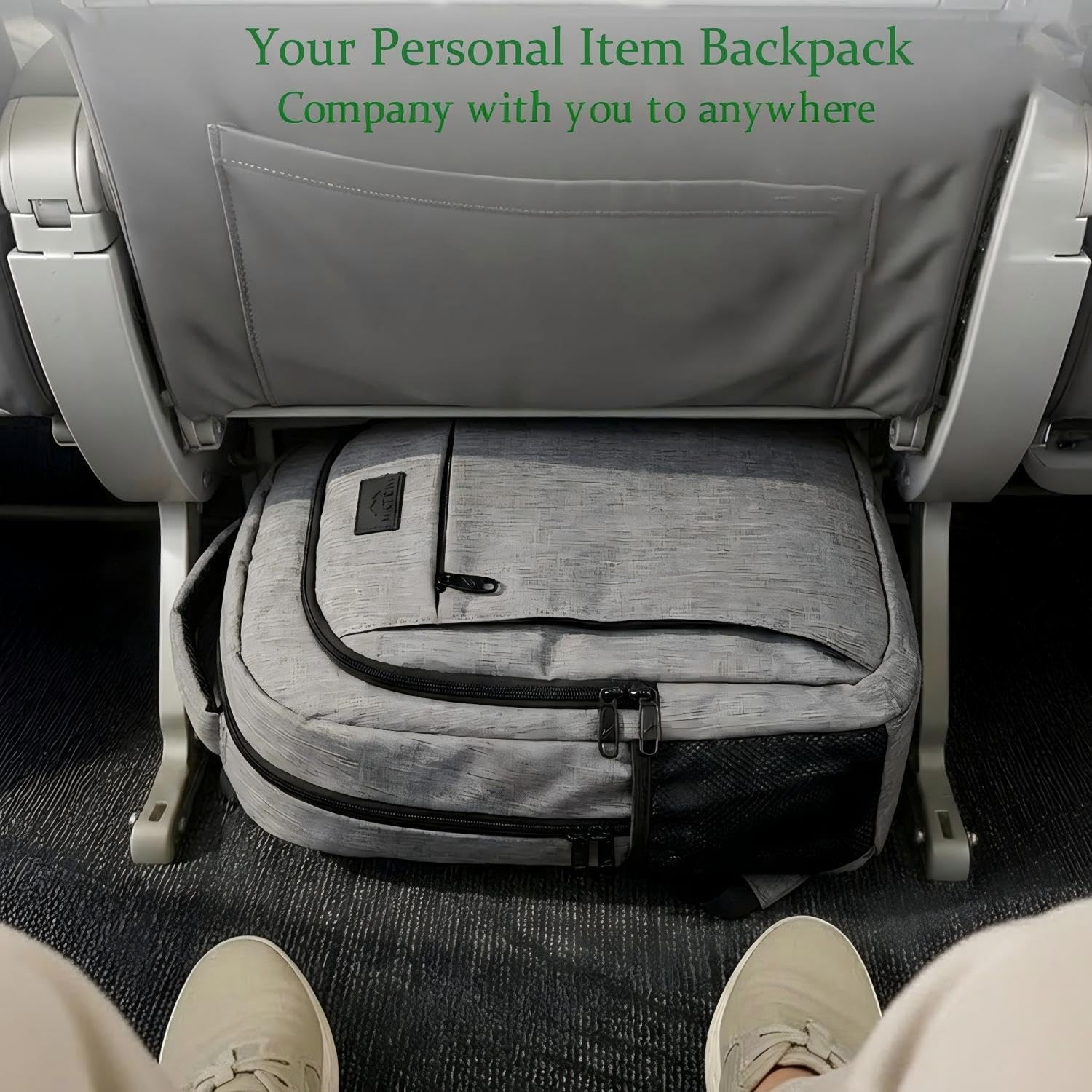 Travel Laptop Backpack, Water Resistant Bag Gift for Men- Women Fits 15.6” Grey
