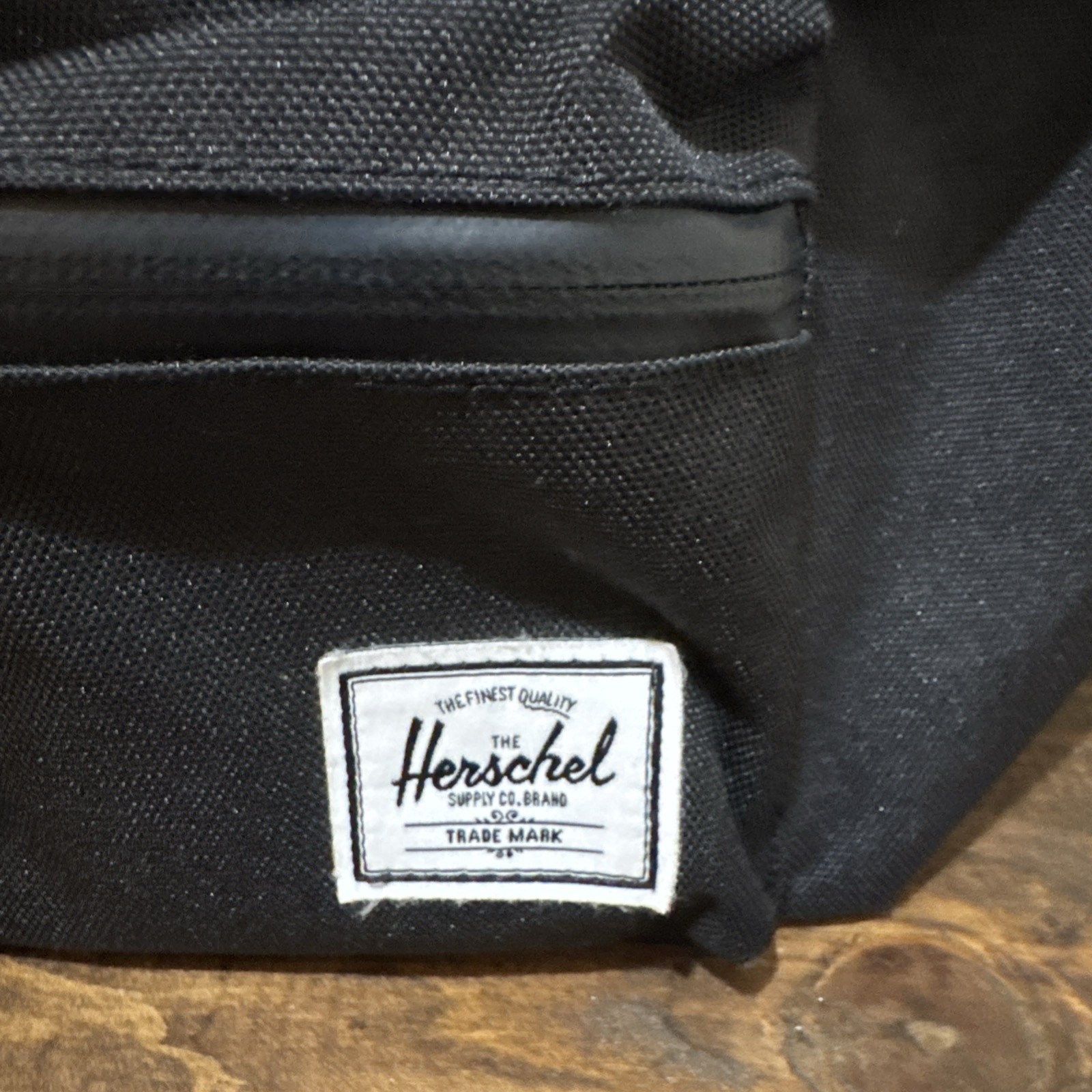 Herschel Supply Co. Mens Black Seventeen Enzyme Ripstop Hip Pack Belt Bag