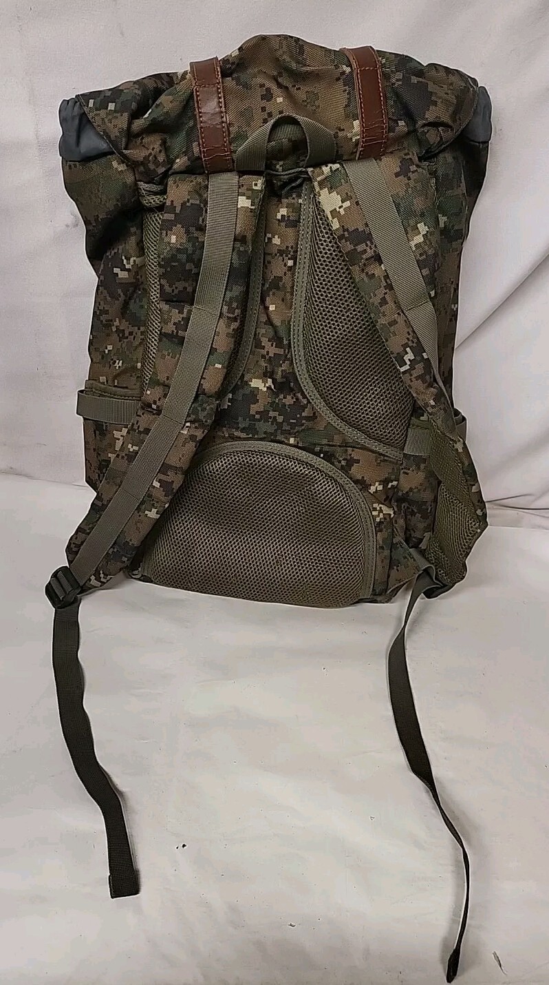 Kaukko Backpack Laptop Travel Bag Canvas Army Camoflauge