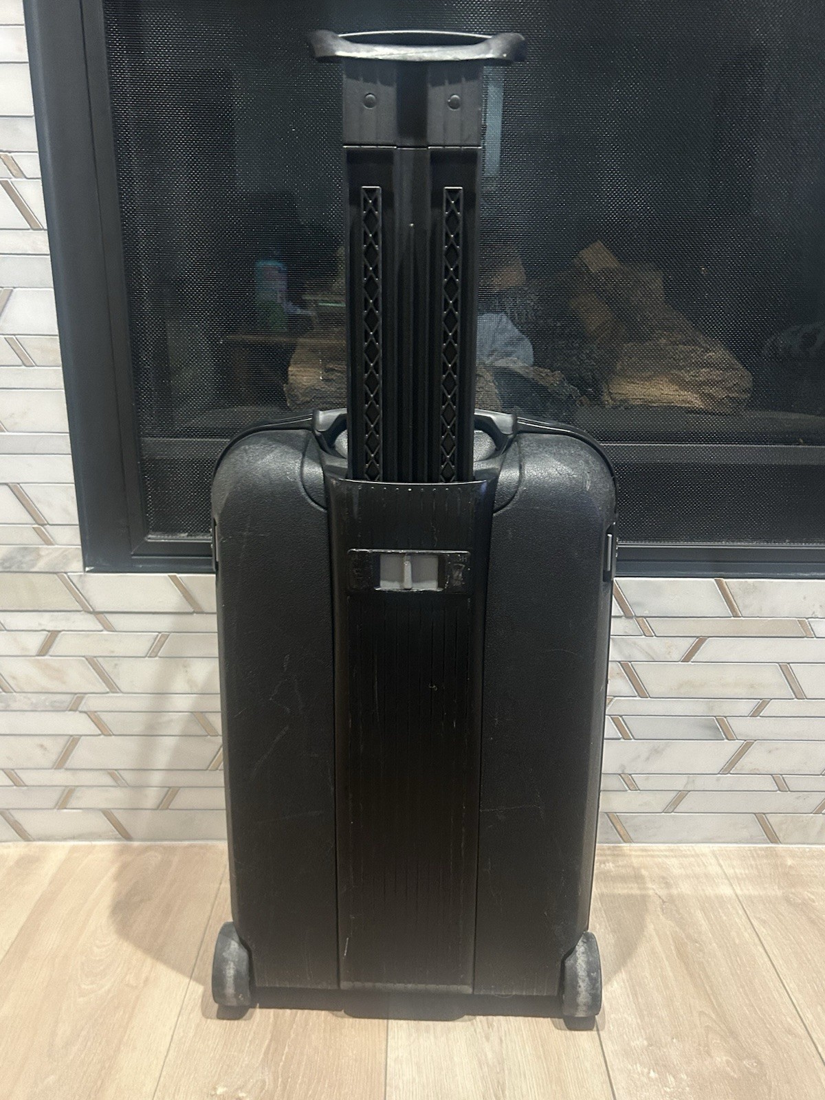 Rare Samsonite Vintage Hard-Shell 22″ Carry-on Luggage Black Lock Combo