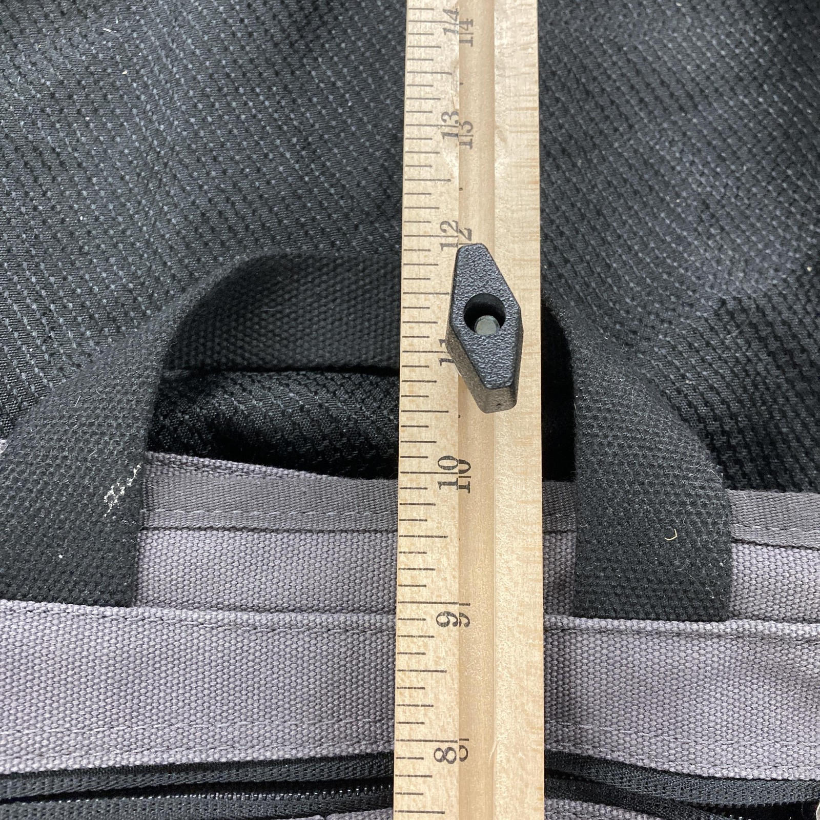 Duluth Trading Co Crossbody Bag Mens Medium Gray Canvas Travel Utility Shoulder