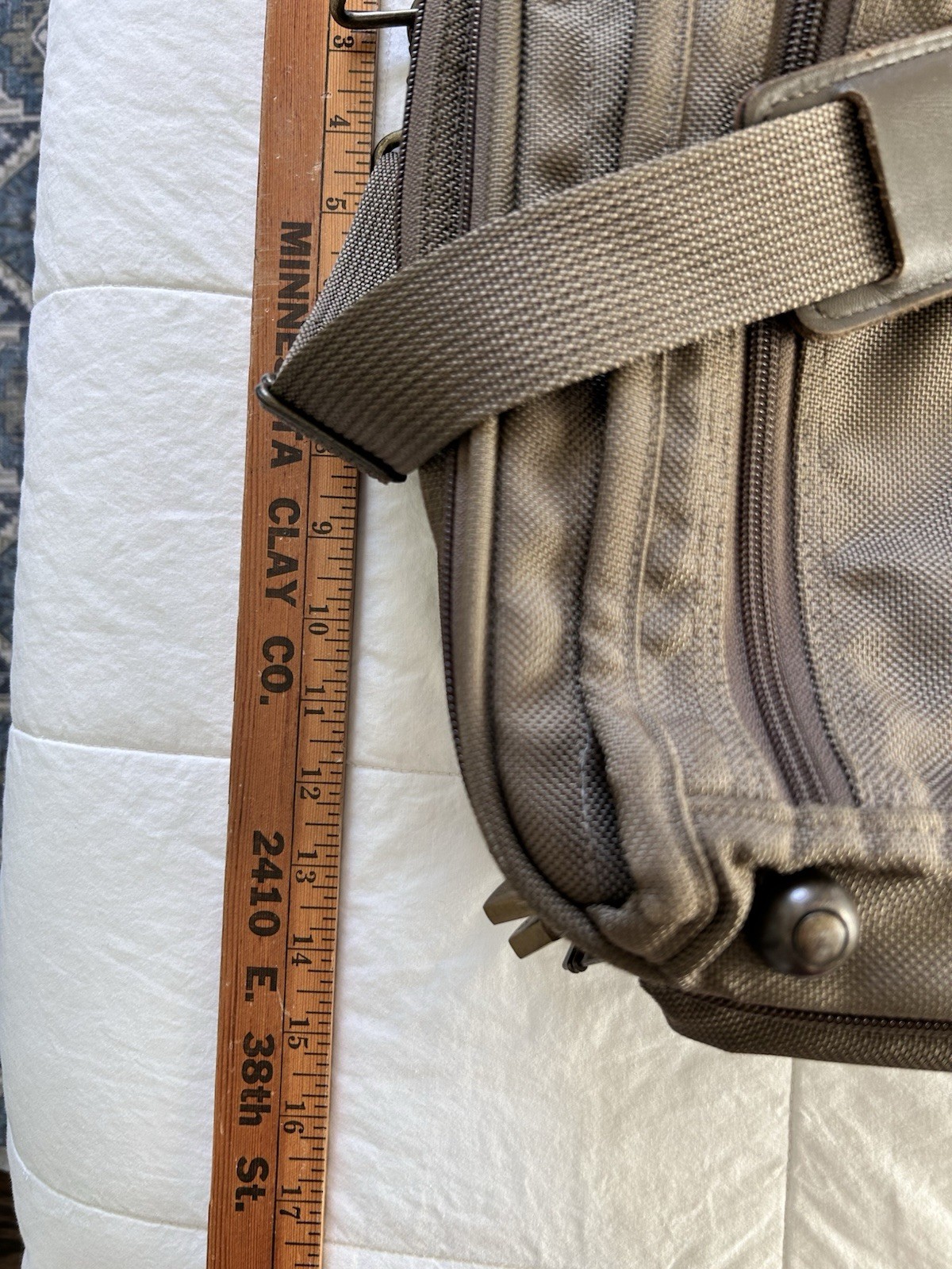 Tumi USA Alpha Ballistic Nylon Weekender Bag 21”x 15”