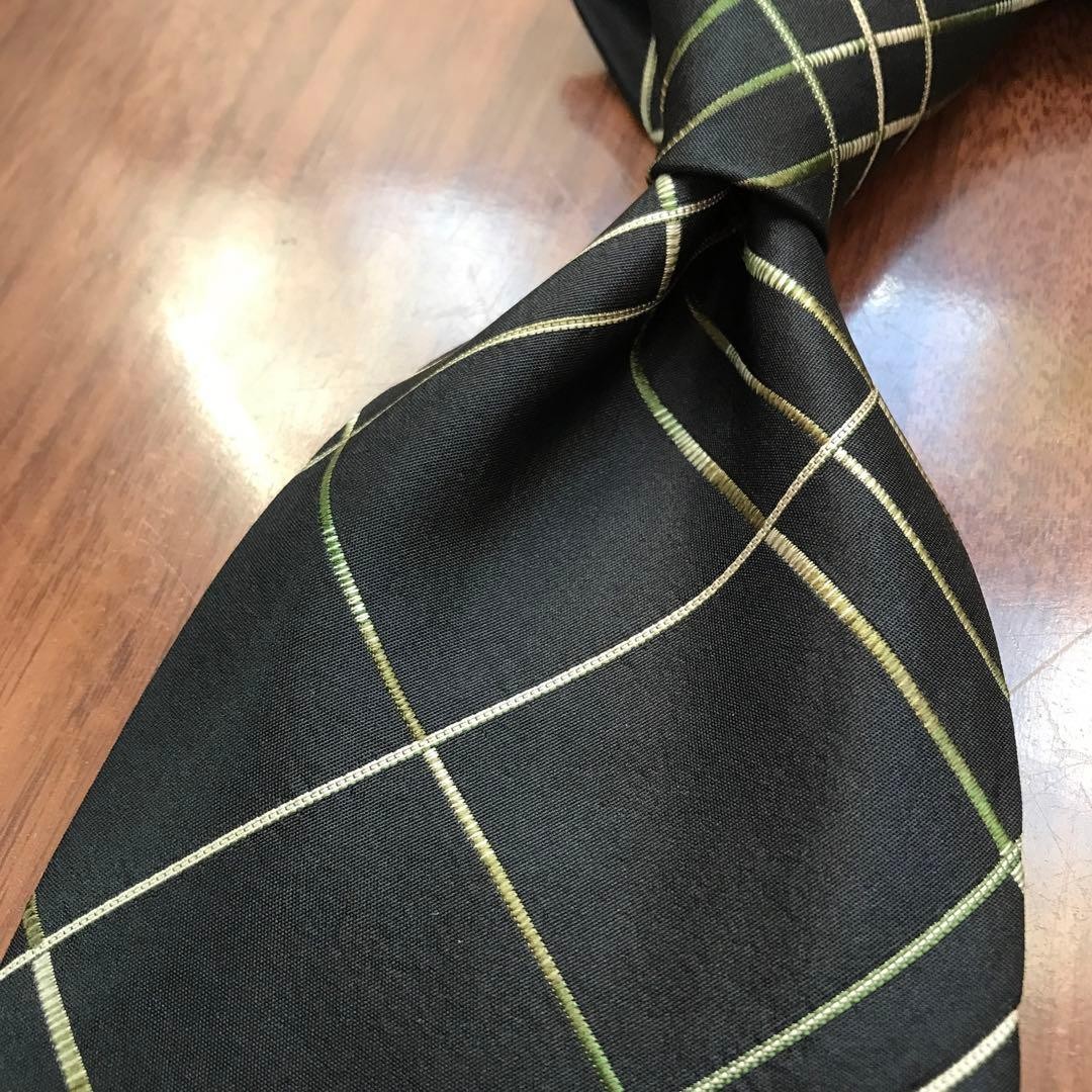 DKNY Tie Black 10cm Blade Width Pre-Owned Men’s Fashion Accessory