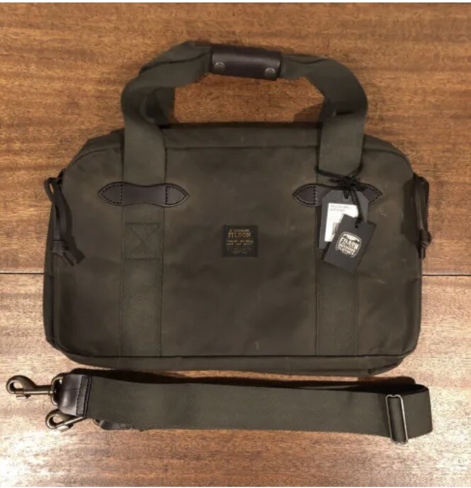Filson Small Tin Cloth Duffle Bag – Otter Green New With Tags