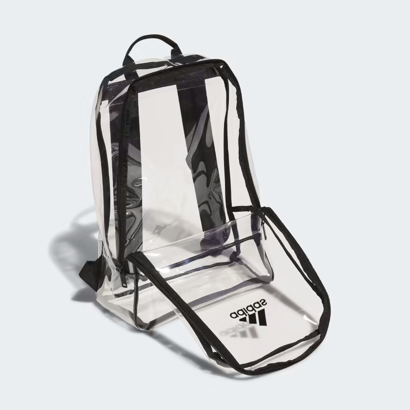 adidas Clear/Black Unisex Backpack (5157378) – NWT