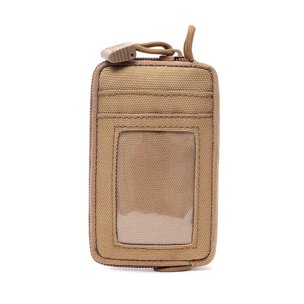 Outdoor Tactical Wallet Bag ID Card Key Holder Money Pouch Tool EDC Waist Bag