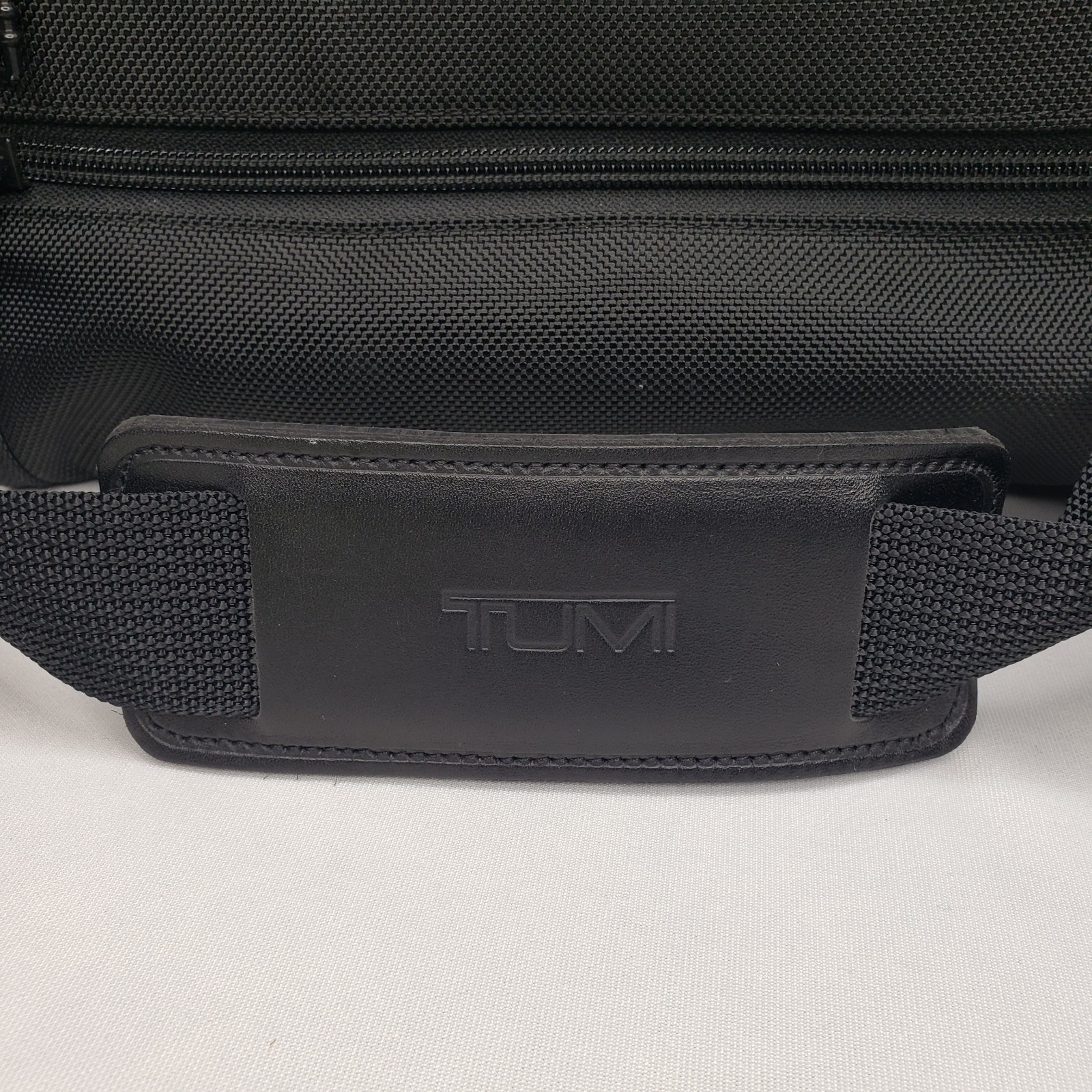 TUMI Alpha Sport Duffle Bag 15” Weekender Carry-On Travel Ballistic Canvas Black