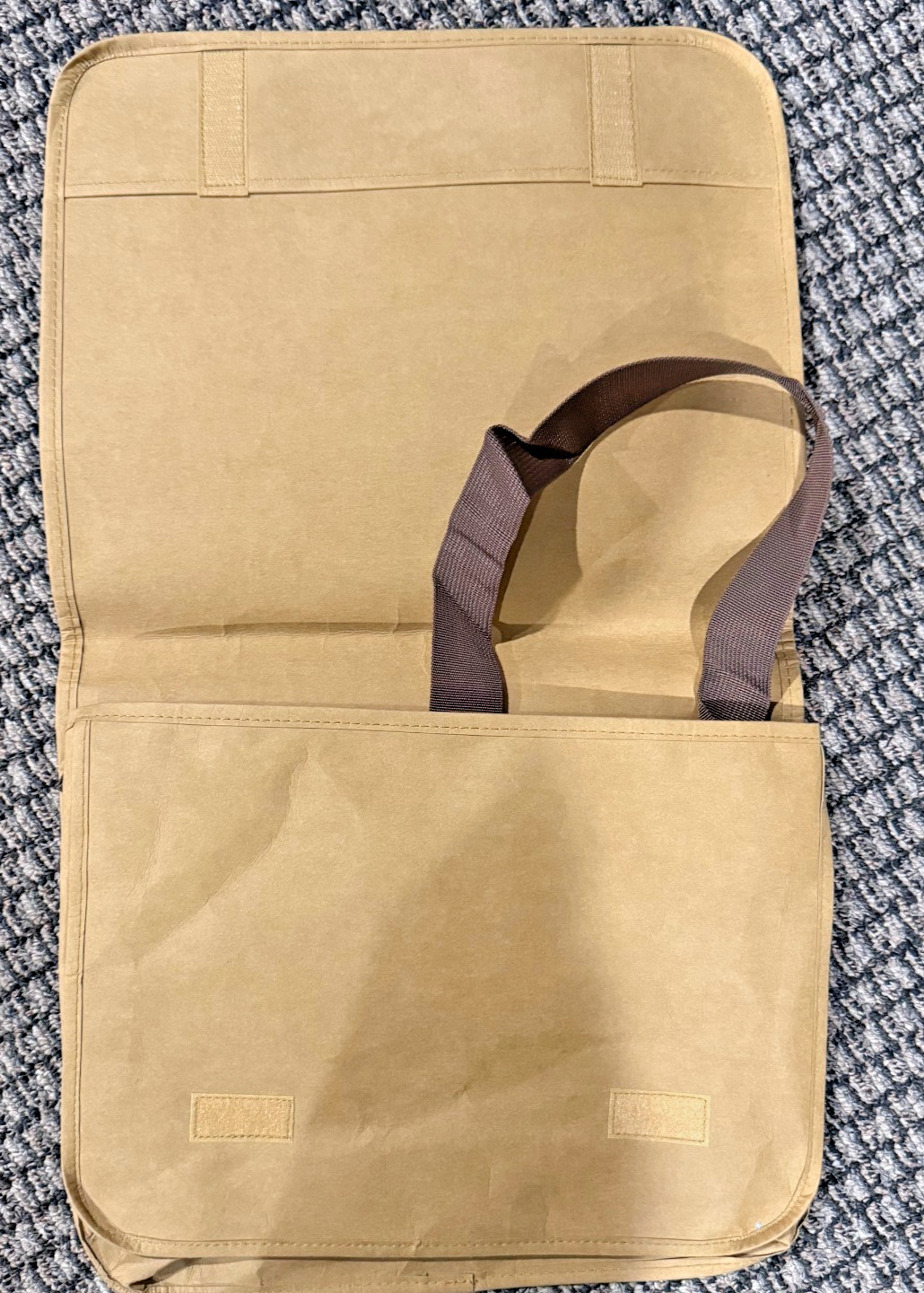 Timberland Eco-Friendly Messenger Crossbody Bag Brown Adjustable Strap Rare