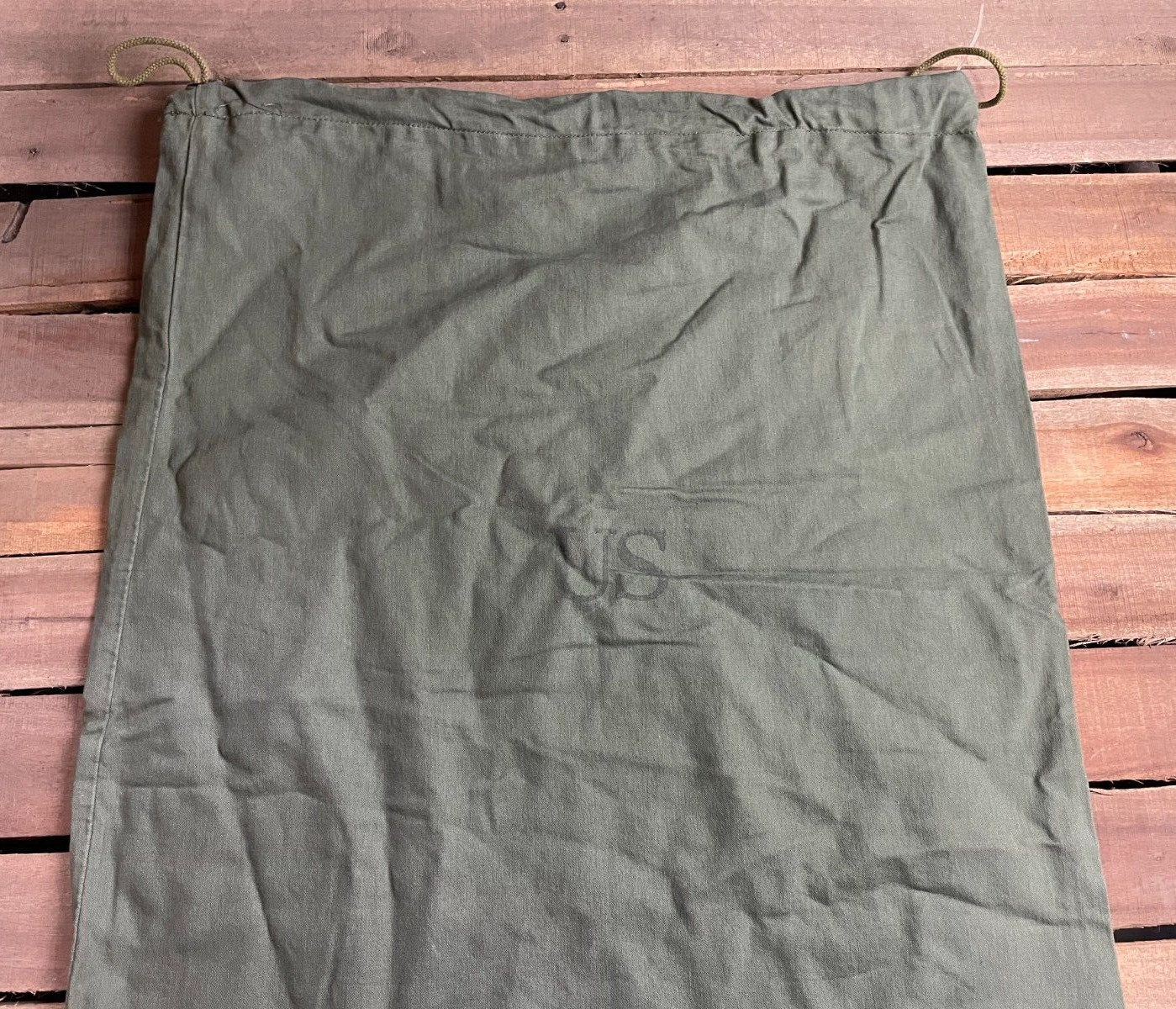 Barracks Cotton Canvas Laundry Bag USGI US Military ODG NO WRITING EXCELLENT