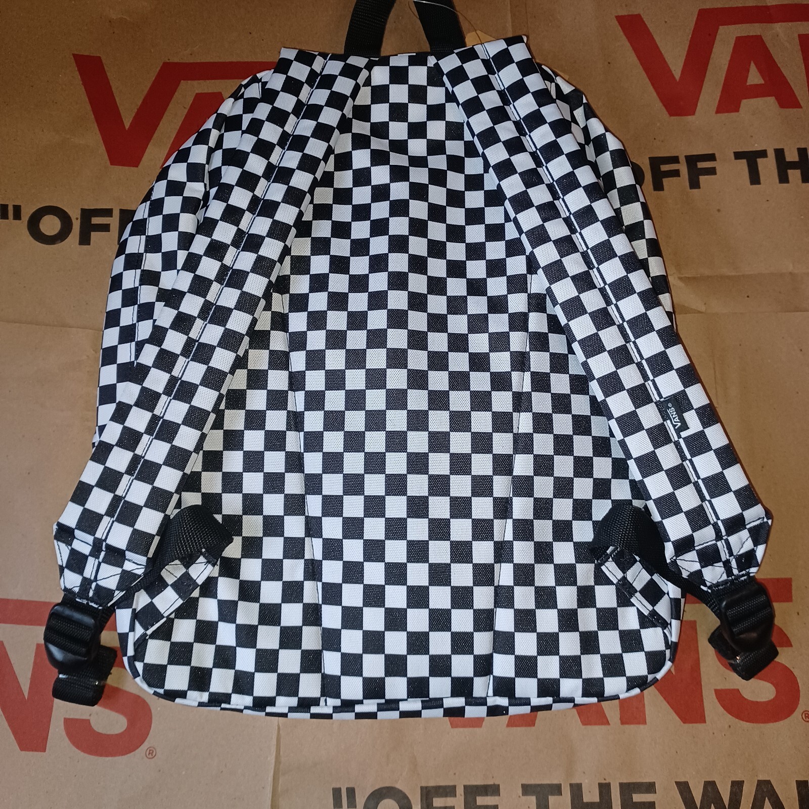 Vans Old Skool III 22L Checker BlackWhite Backpack Checkerboard Book bag