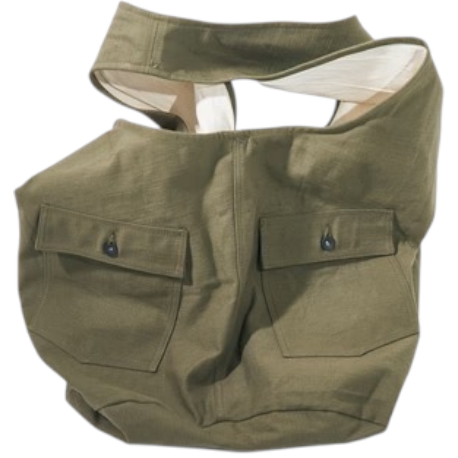 Samurai Jeans 15oz Katanamimi Heavy Back Satin Bag Selvedge 82 ×60× 20㎝ Olive