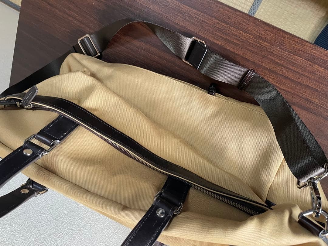 Tumi Duffel Bag Beige Black Vhtf Limited Edition Rare Model Men Pre-owmed 2603TK