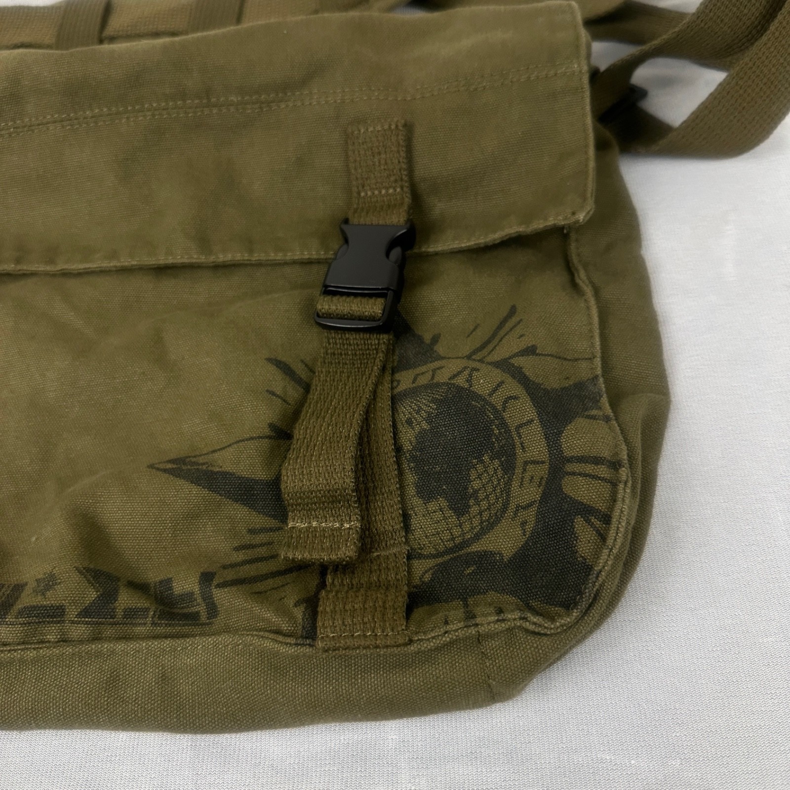 RARE Vintage Y2K Oakley Red Shift Messenger / Tote Bag 100% Cotton