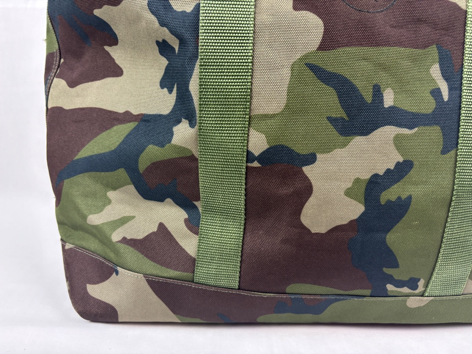 L.L. Bean Zip Hunter’s Camo Tote Bag Lined XL – NO STRAP & HAS INITIALS – Clean