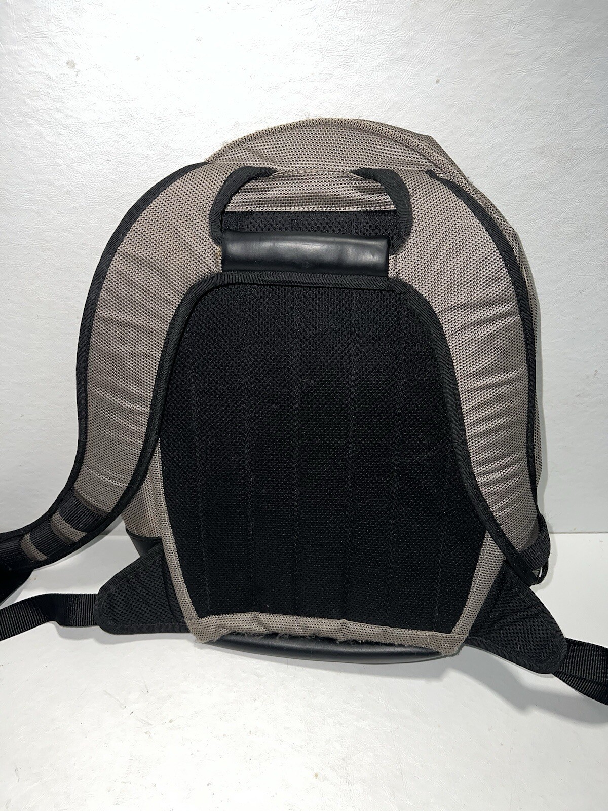 Tumi T2 Tech Gunmetal Ballistic Nylon And Black Leather Laptop Backpack
