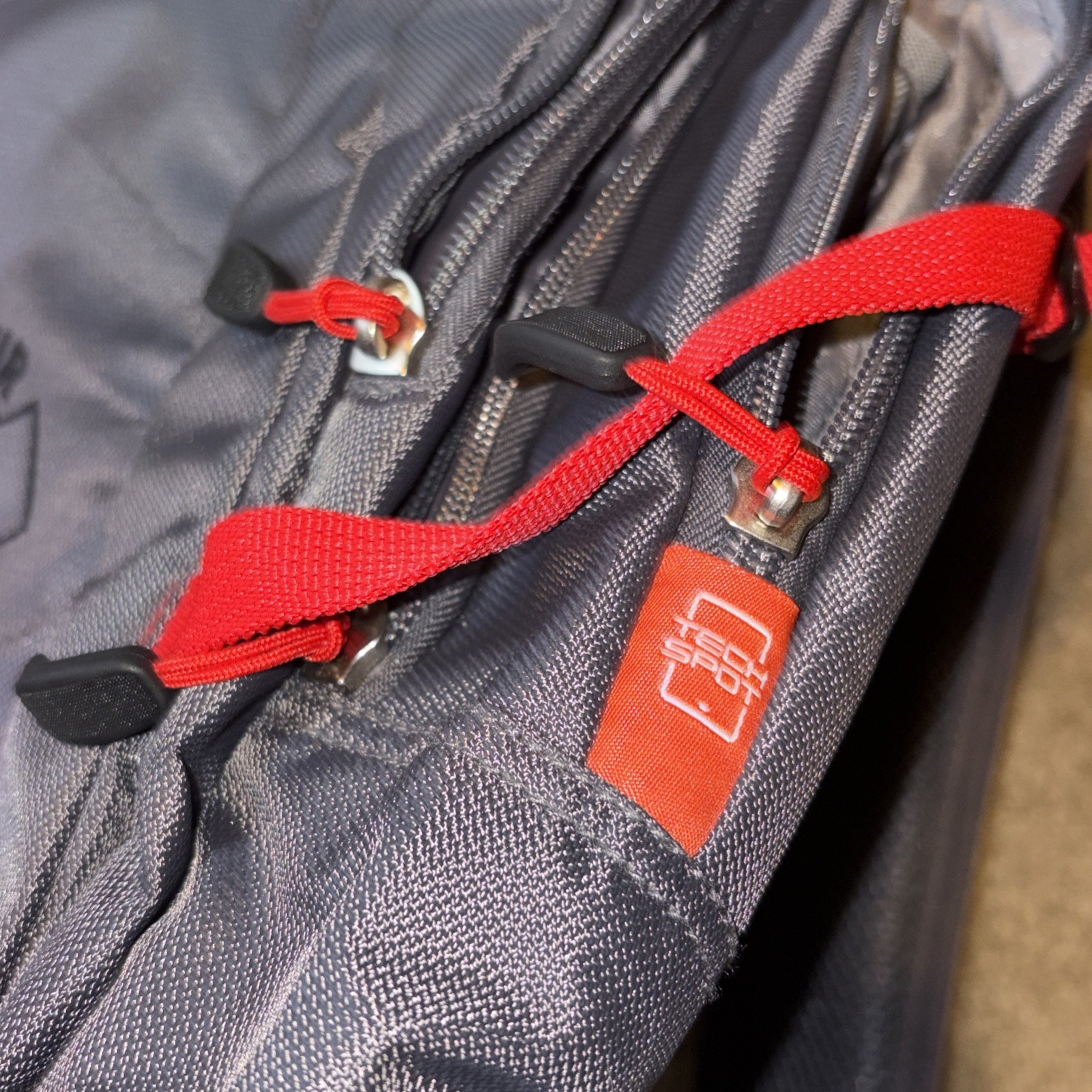 High Sierra Gray Red Laptop Backpack “it’s Your Serve” Logo Bag Work School NEW