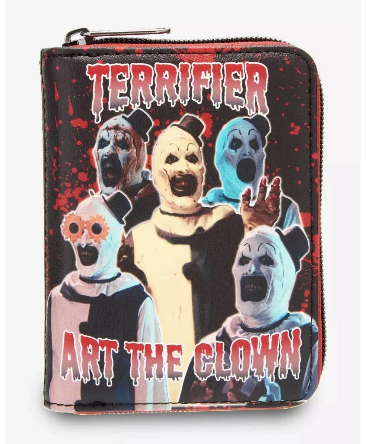 Loungefly Terrifier Art The Clown Splatter Wallet Horror NEW