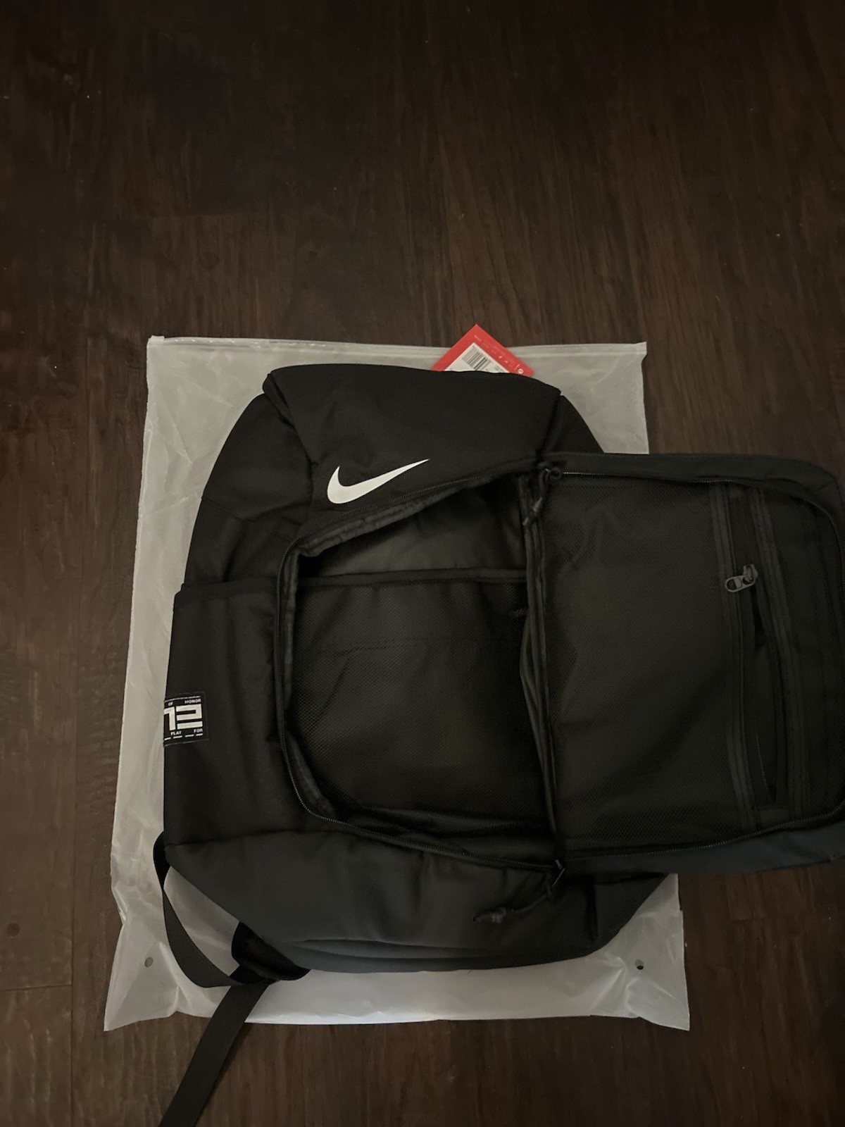 Nike Men’s Hoops Elite Backpack, Black Anthracite and Metallic Silver