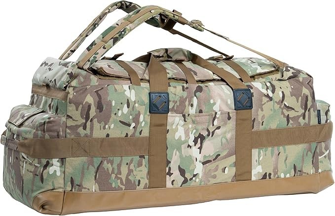BACKFERRY 85L Tactical Military Duffle Bag Backpack Field Gear Equipment AT Camo