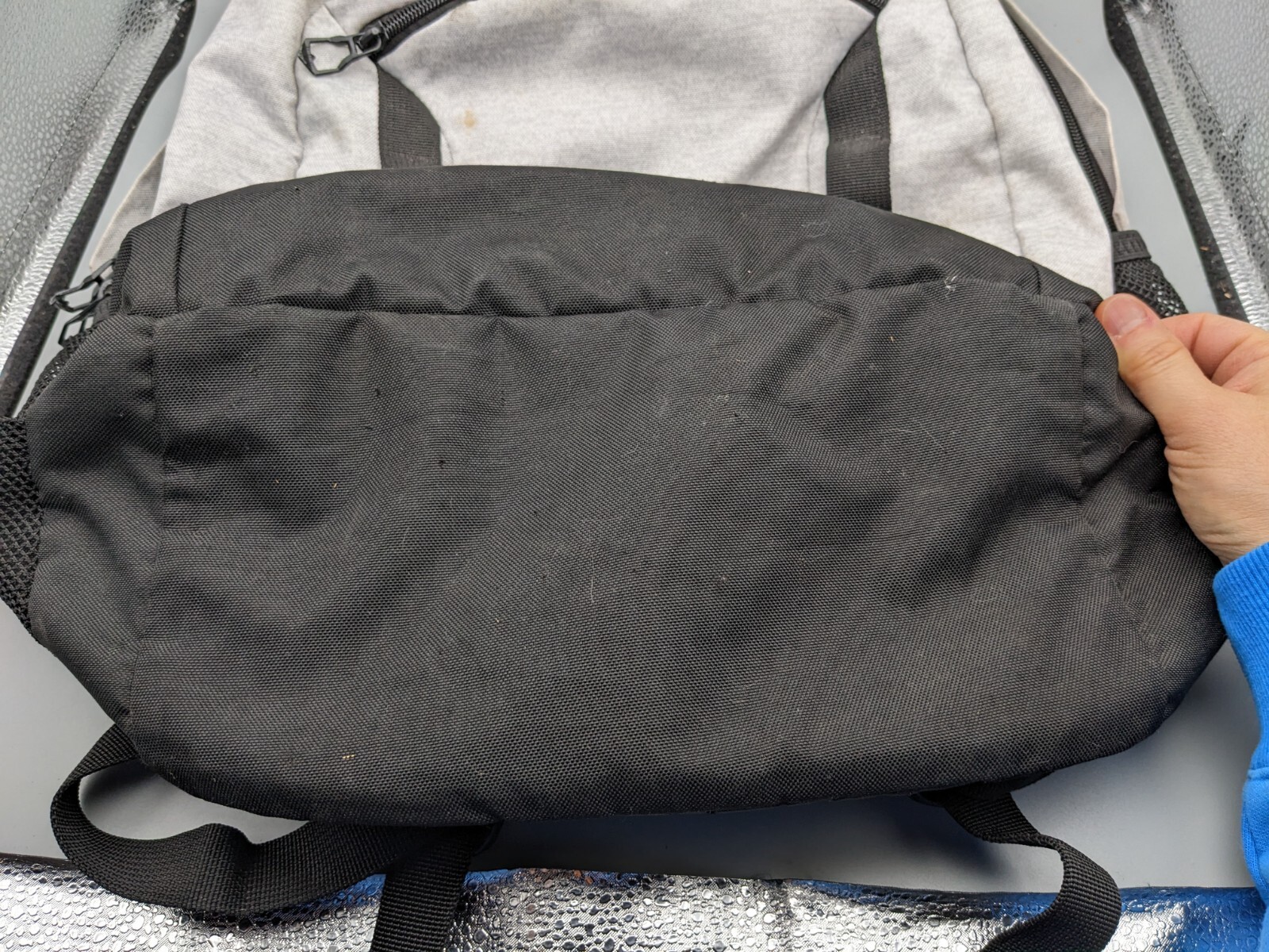 Adidas Backpack Load Spring Gray Black Multi-Pocket School Sports Lightweight