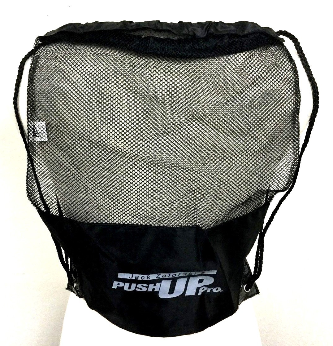 2Pk Jack Zatorski’s Push Up Pro String Backpack Sling Bag Shoulder Bag Accessory