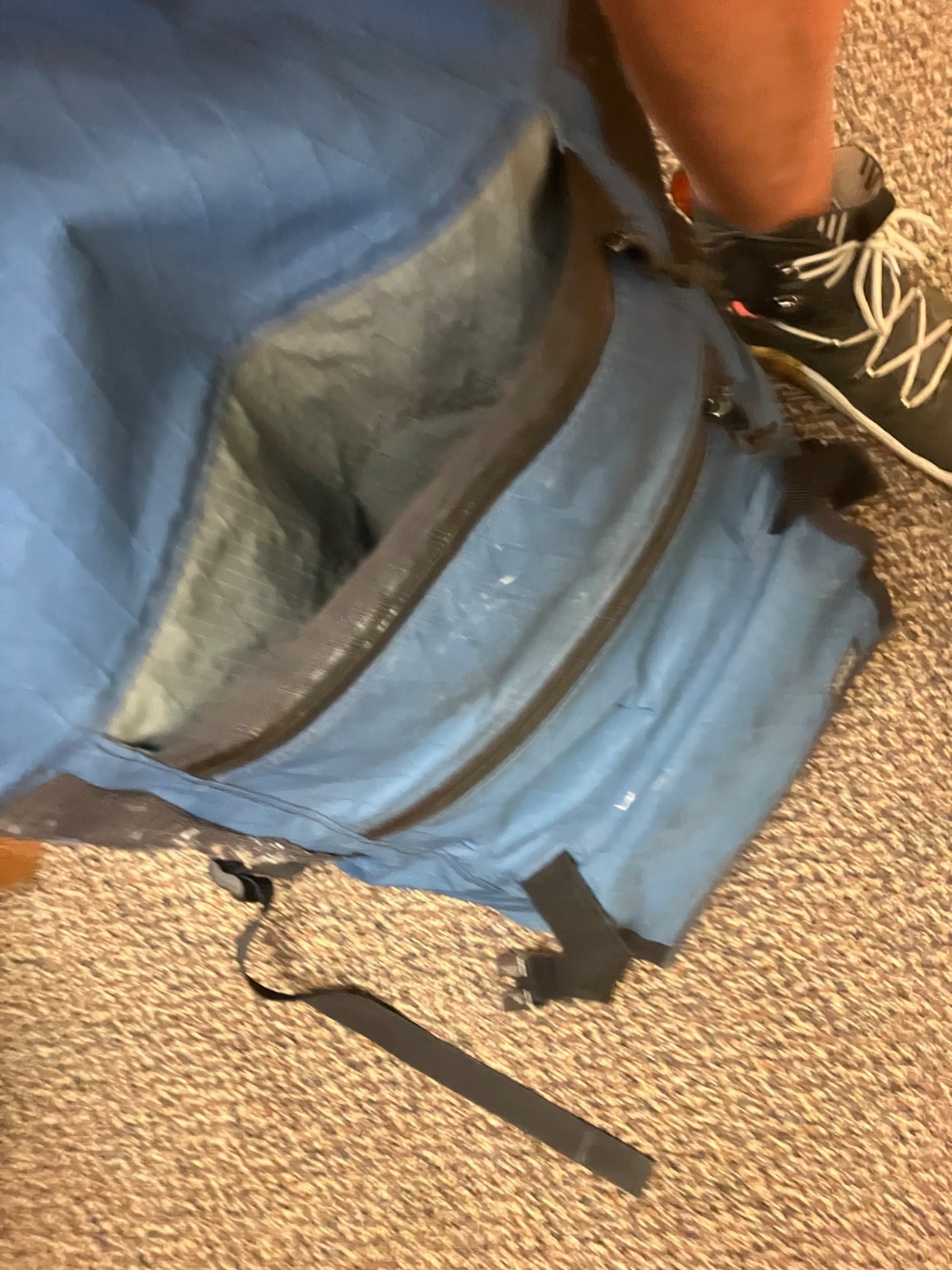 Mission Workshop Fitzroy Blue VX Nylon backpack