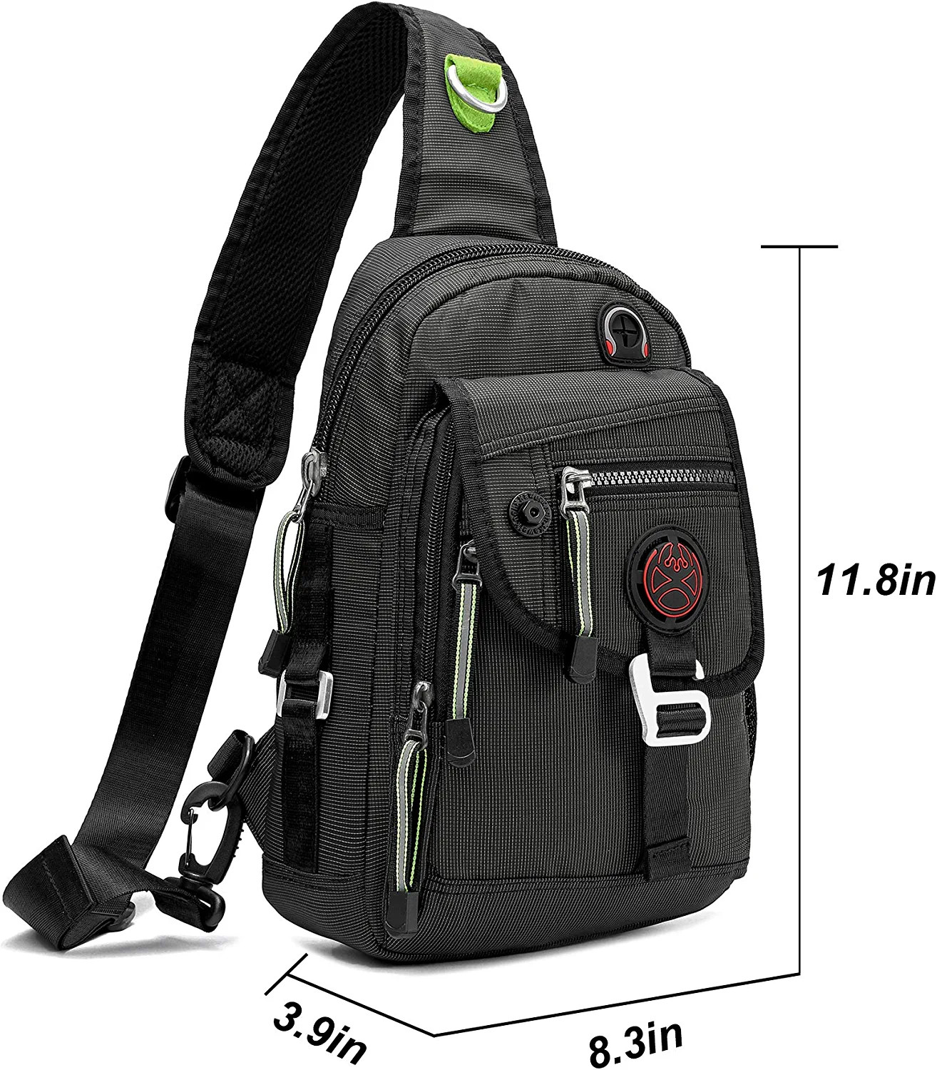 Sling Bag Chest Shoulder Backpack Crossbody Bags for Ipad Tablet Outdoor Hiking