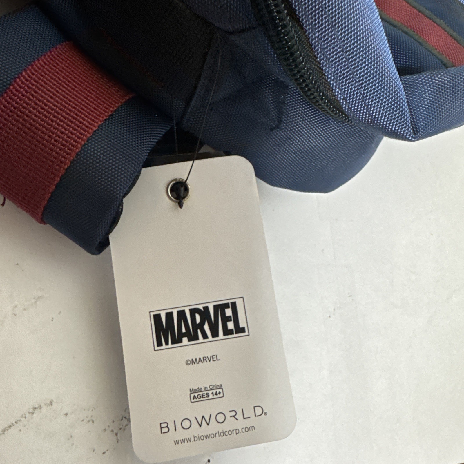 Bioworld Captain America Built-Up Backpack NEW NWT Marvel hot topic exclusive