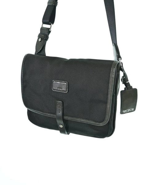 TUMI Men’s Black Shoulder Bag – Used, 29x24cm, Multiple Pockets