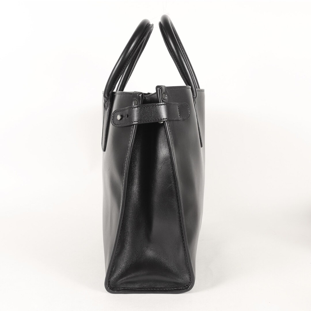 TUSTING Bag Black | Leather Briefcase (Kimbolton) MADE IN ENGLAND Used BEEG-0