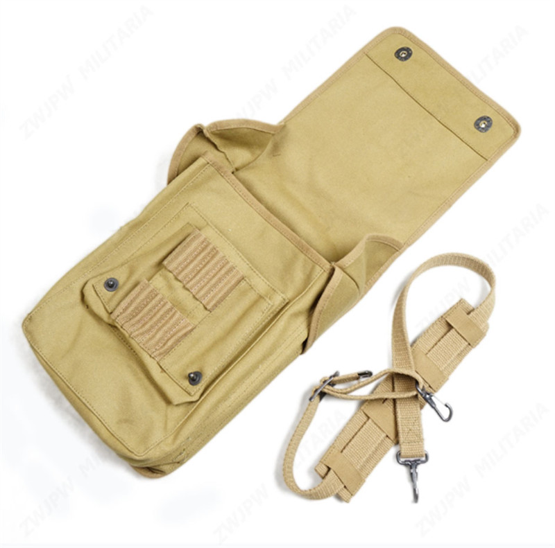 U.S. Military Army Green Map Case Canvas Pack Carry Pouch Shoulder Bag