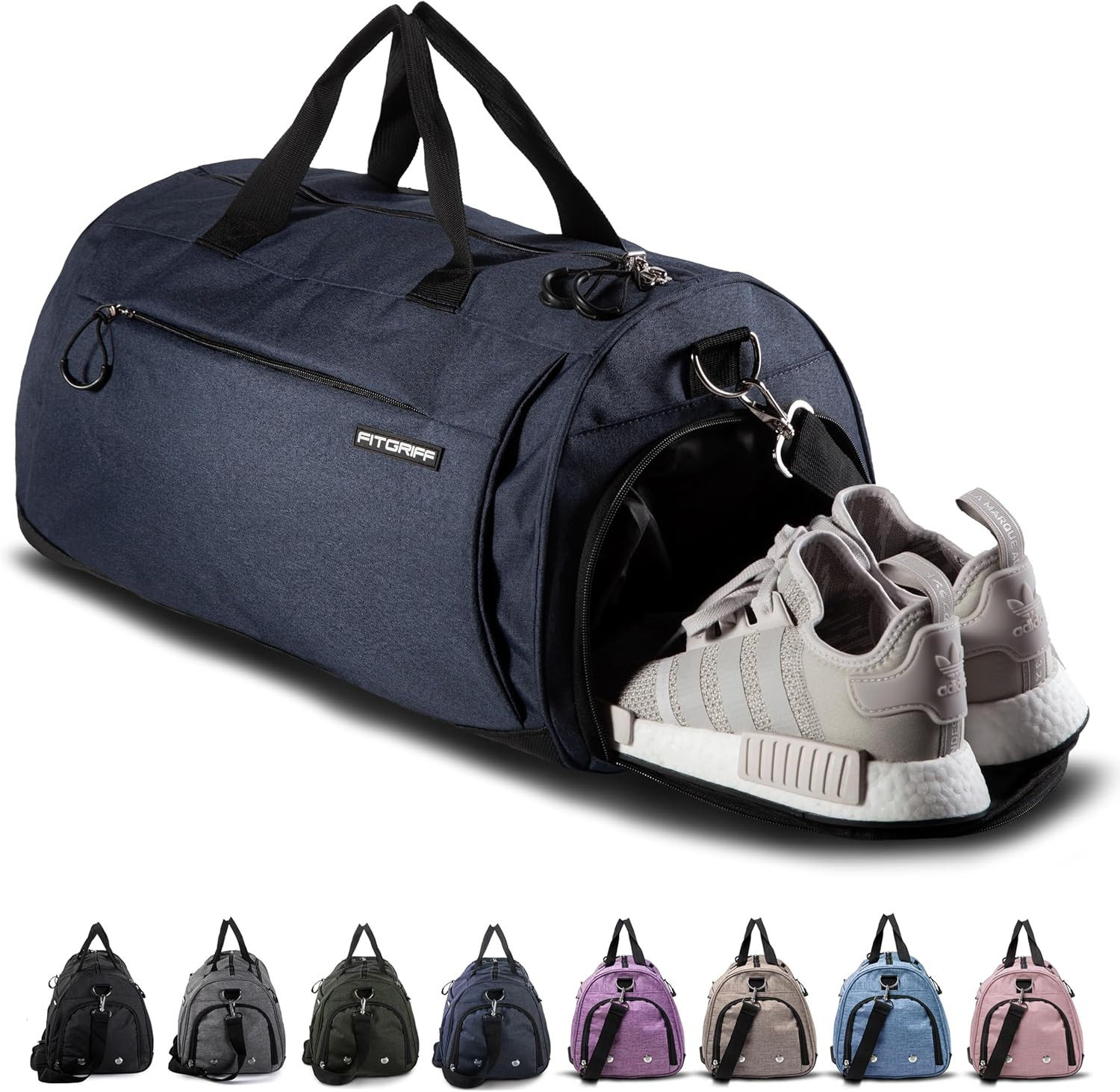 Versatile Gym Bag with Shoe & Wet Compartment for Travel & Fitness