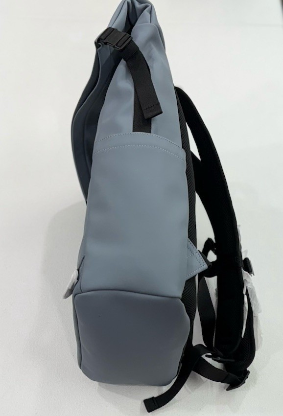 Tommy Hilfiger Men’s Rolltop Backpack, Gray(Blue), One Size