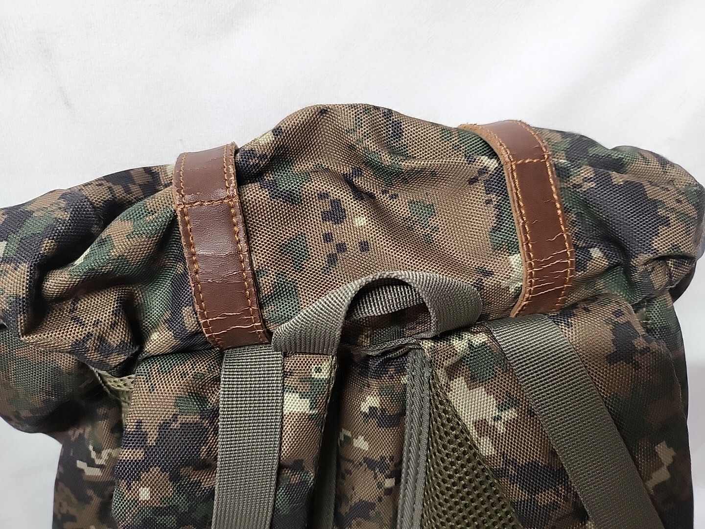 Kaukko Backpack Laptop Travel Bag Canvas Army Camoflauge