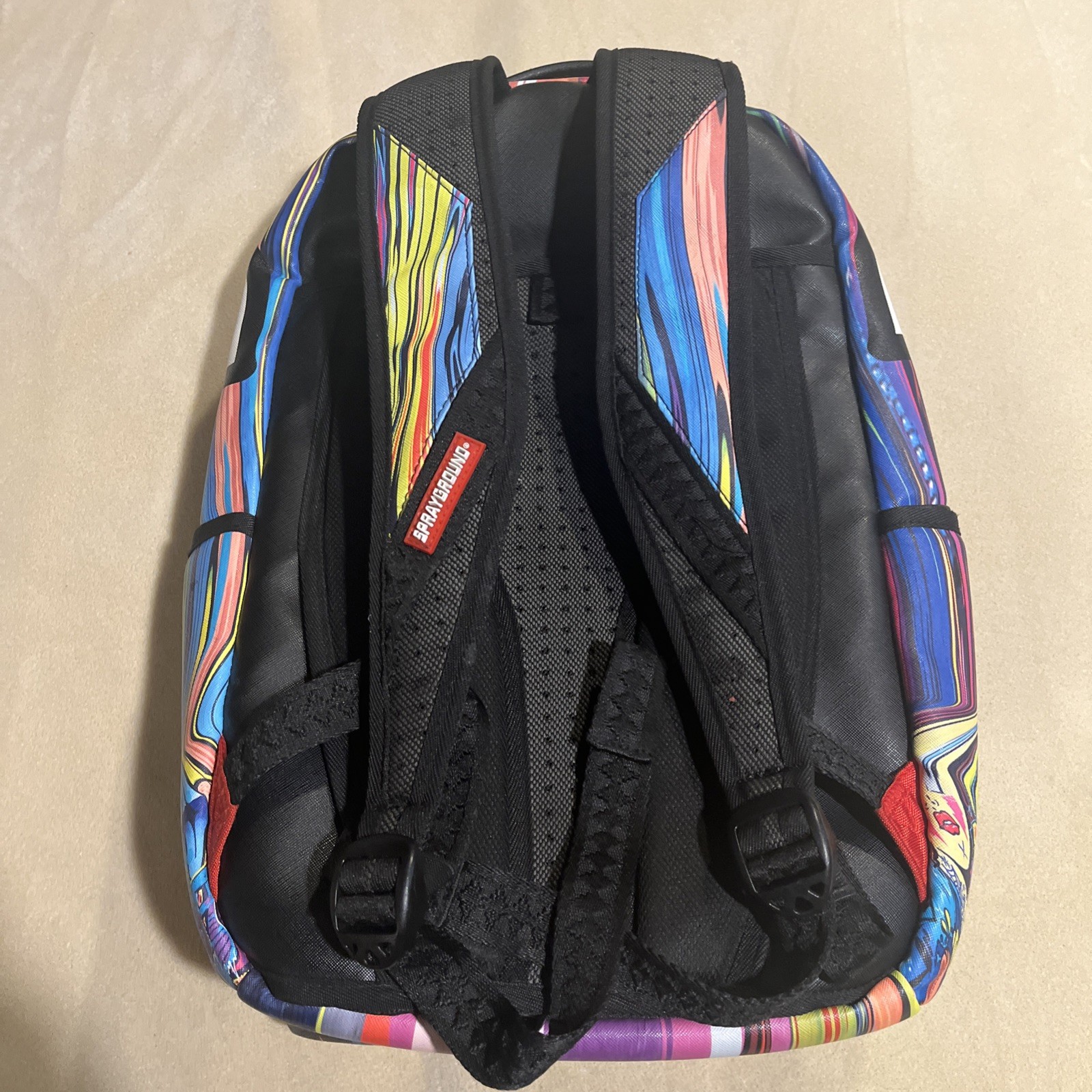 Sprayground Abstract Shark Designer Backpack Adjustable Strap – Preowned