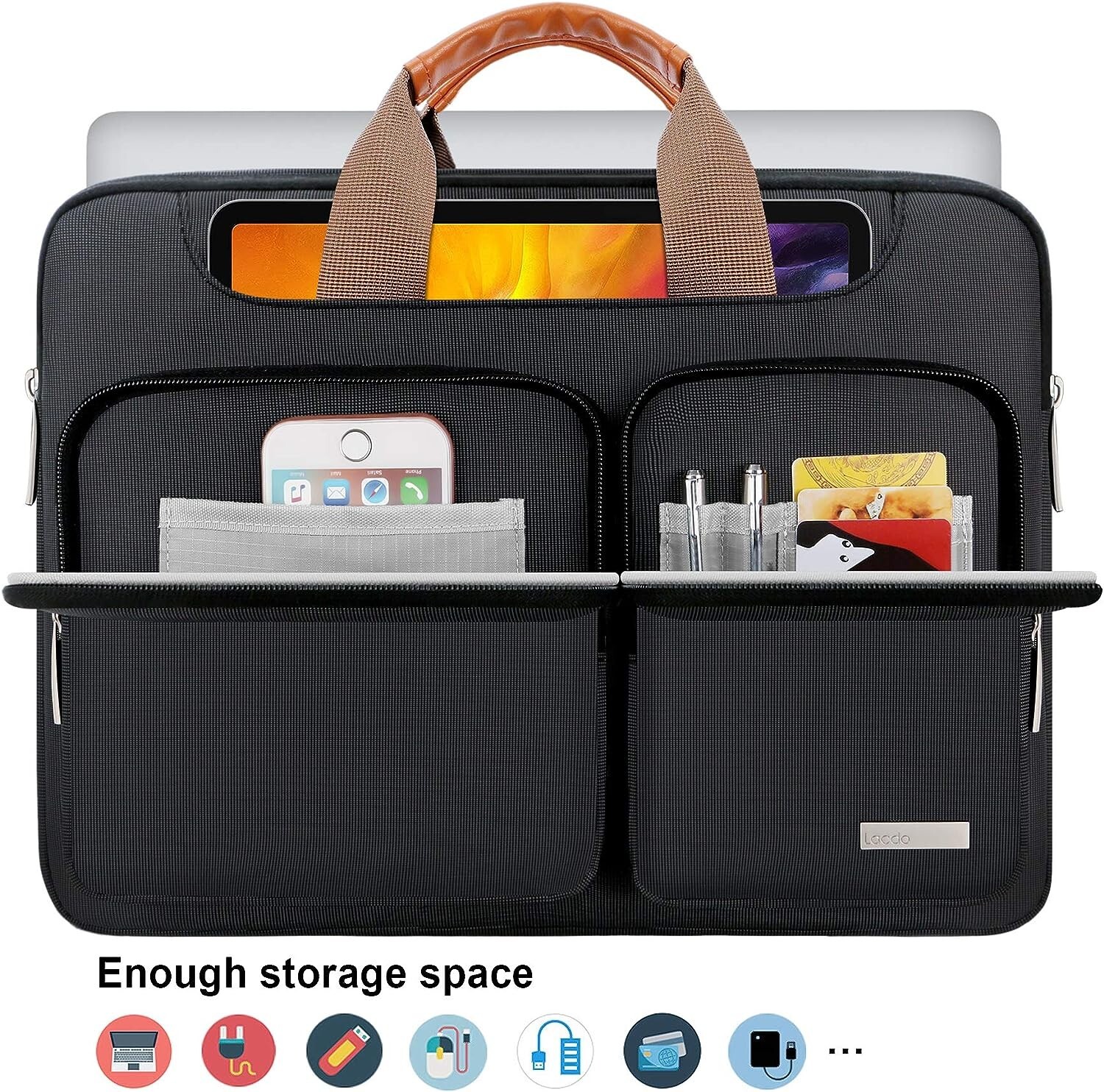 Protective Laptop Shoulder Bag Sleeve Case for 15 inch New MacBook Air M2 2023 A