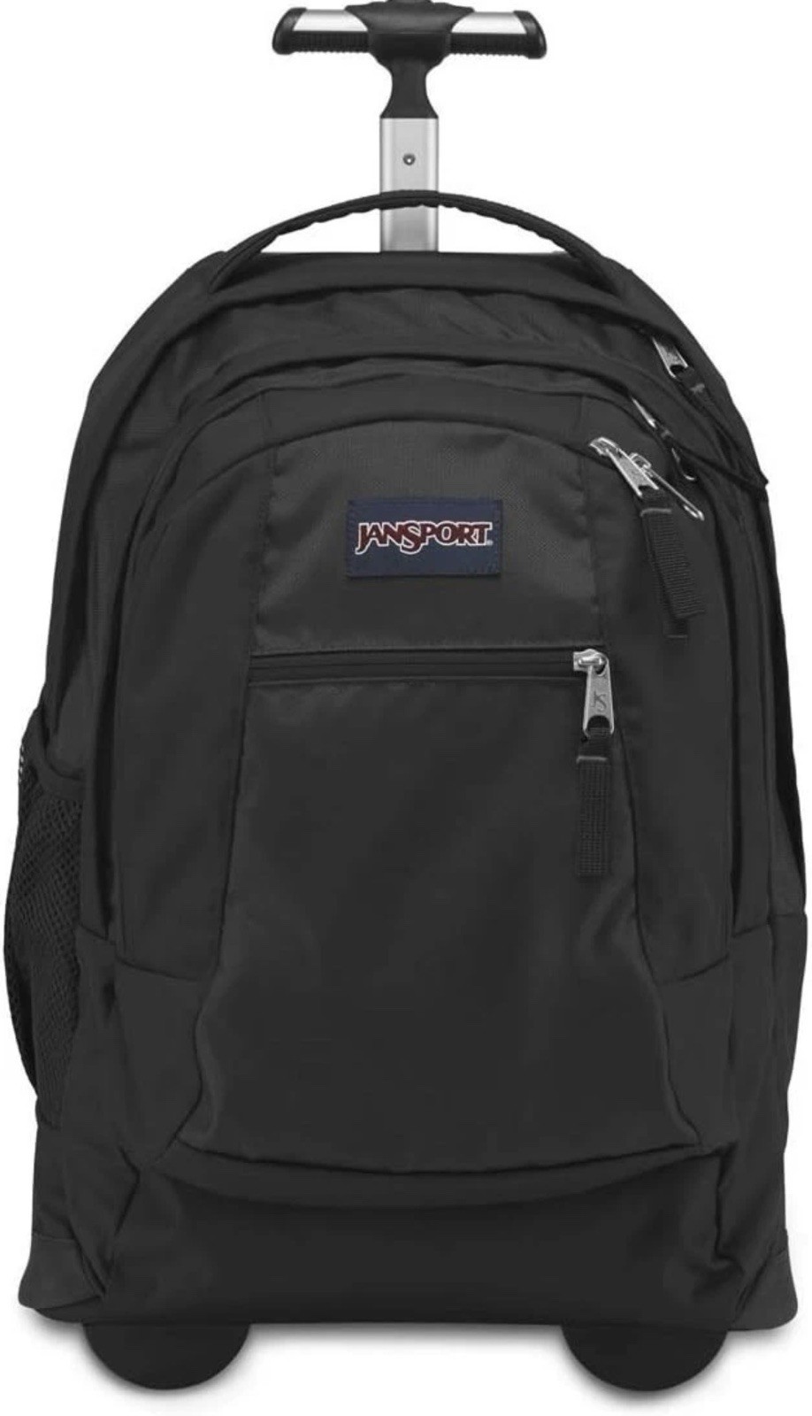 JanSport Driver 8 Rolling Backpack and Computer Bag Black Bookbag / Back Pack