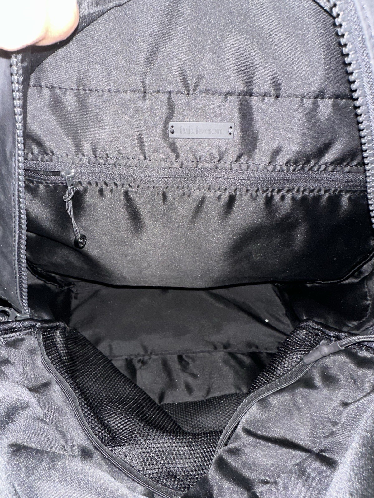 Lululemon Pack It Up Backpack Black Multi-Pocket Travel Bag