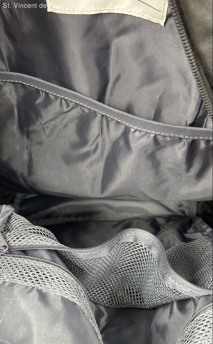 Adidas Classic 3S 4 Backpack Fits 16″ Laptop Jersey Black Bookbag Great Cond.
