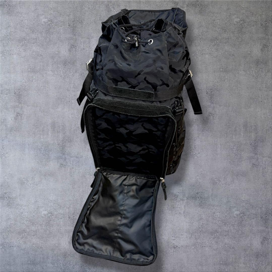 Master-piece Potential Limited Edition Backpack Camouflage Black Suede Nylon